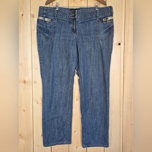 MXM Premium Denim Cotton Blue Jeans Womens Size 20